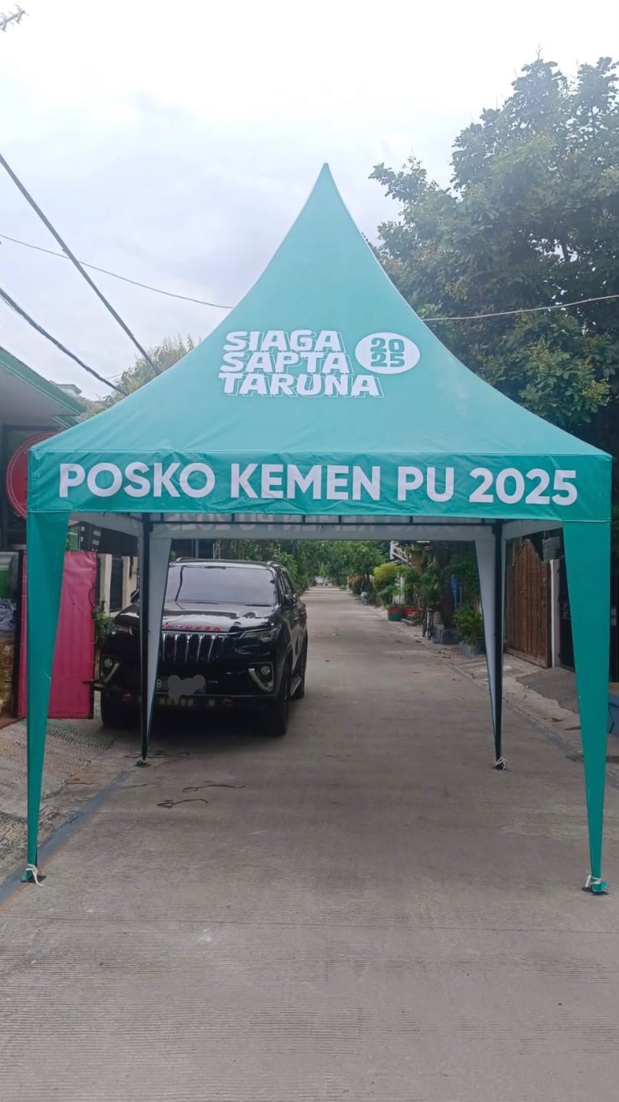 tenda kerucut 3x3 event,pameran,acara